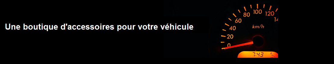 Bannière générale bas de page pour boutique garage
